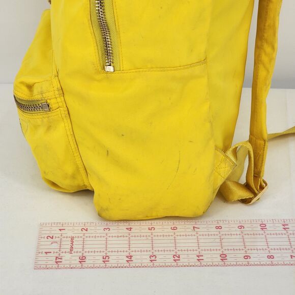 Stoney Clover Lane Bright Yellow Backpack Pineapple Llama Daisy P V S Patch - Picture 13 of 16